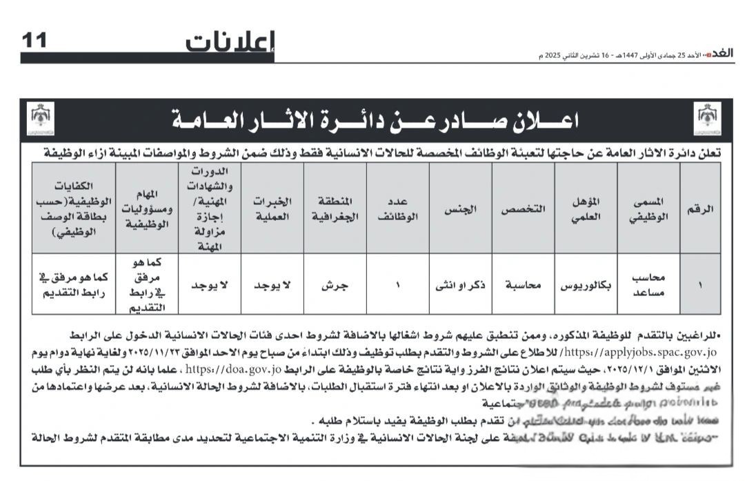 دائرة الآثار العامة
