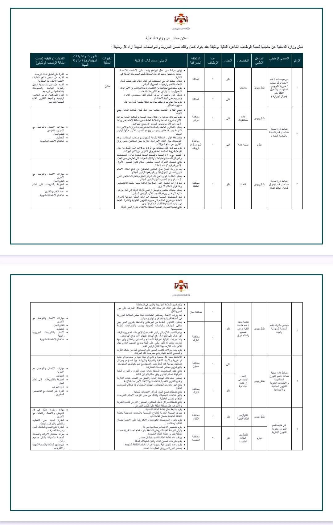 وزارة الداخلية